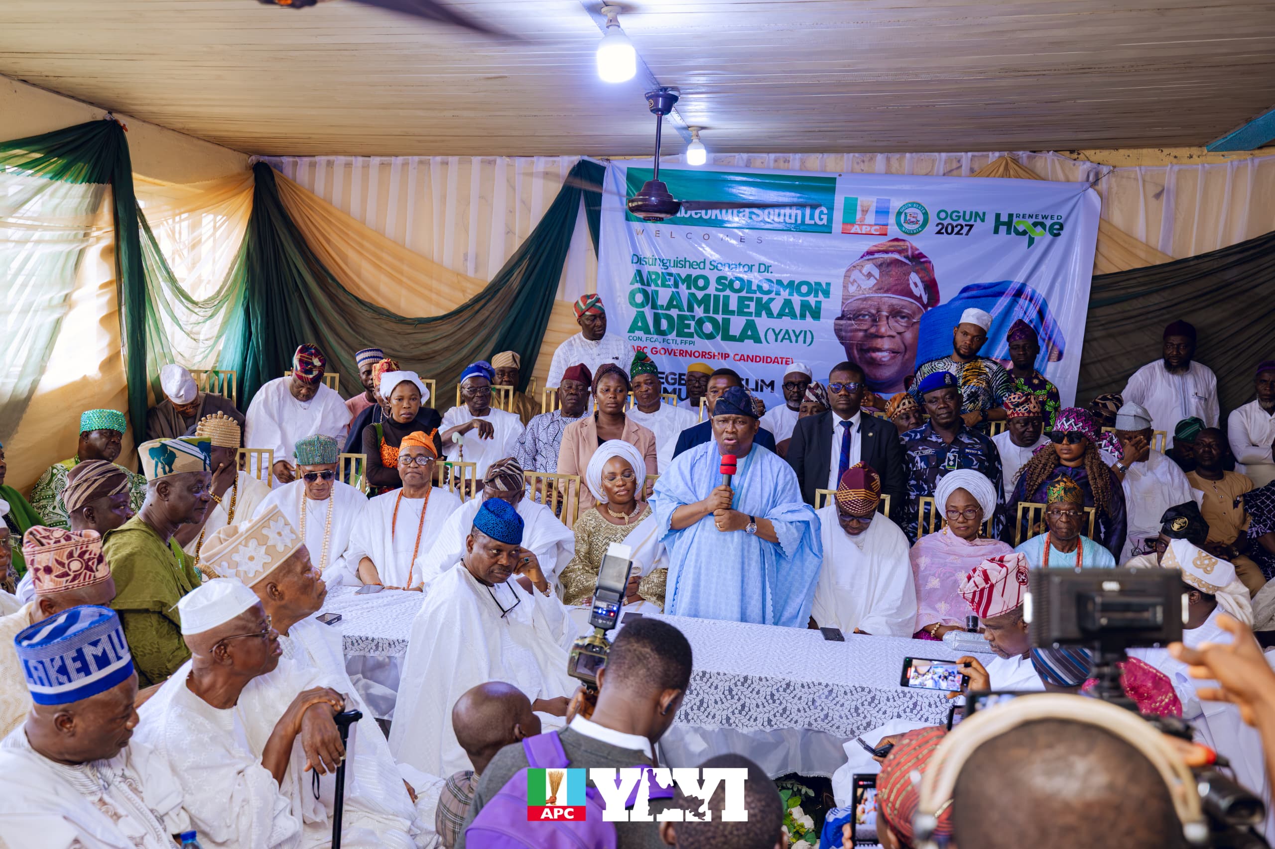 Senator Solomon Olamilekan Adeola (Yayi), Visits Egba Muslim Community in Abeokuta