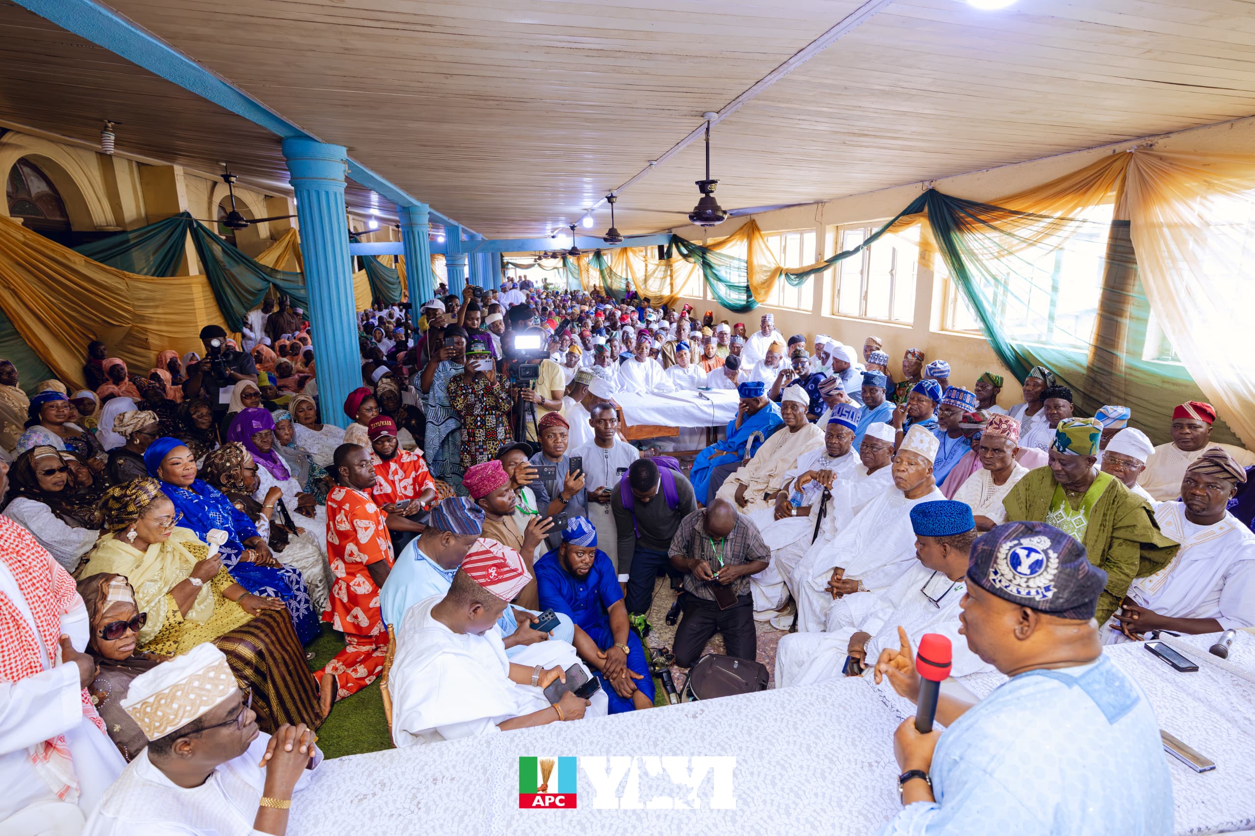 Senator Solomon Olamilekan Adeola (Yayi), Visits Egba Muslim Community in Abeokuta